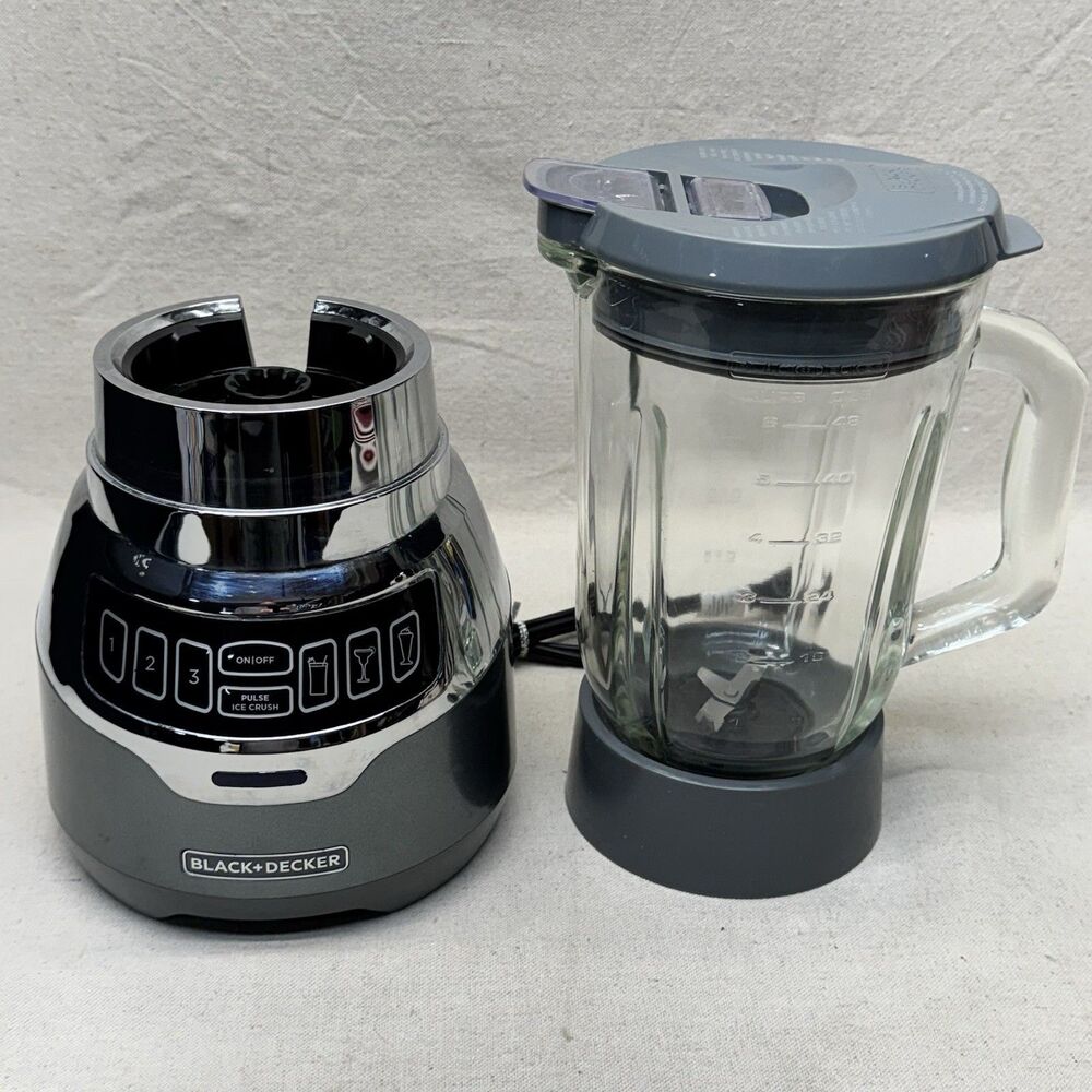 BLACK+DECKER PowerCrush Digital Blender Quiet Tech Stainless Steel - BL1300 Wks
